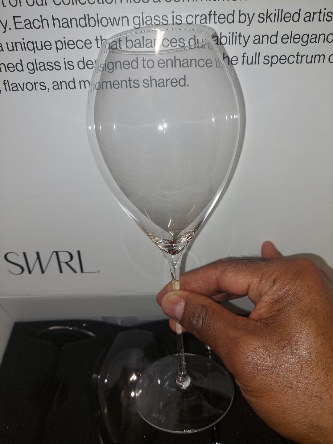 Customer photo review of Champagne Glass