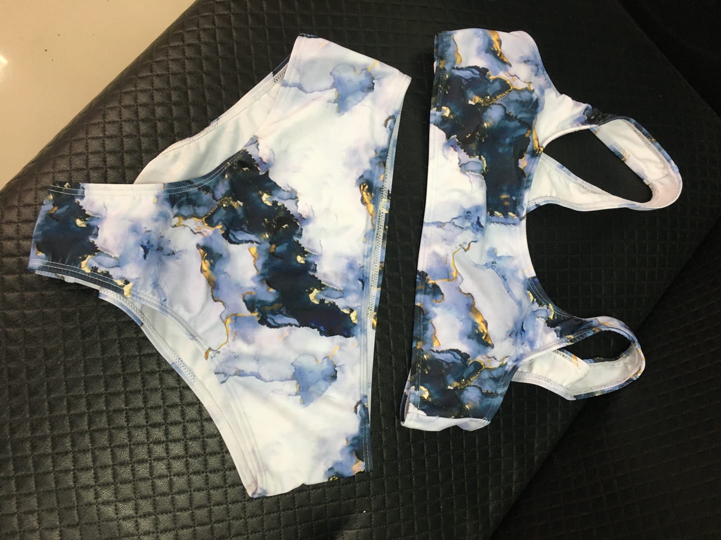 Customer photo review of Journey Square Neck High Waist Bikini 2 Pieces Set