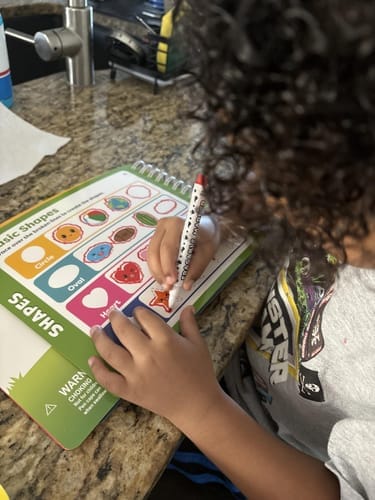 Customer photo review of LumoTrace™ Workbook: Give your child a head start