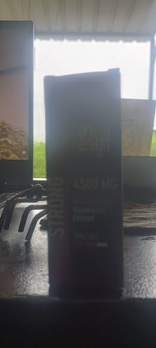 Customer photo review of Cure By Design - Full-Spectrum Medical Cannabis Leaf Extract 4500 MG Strong