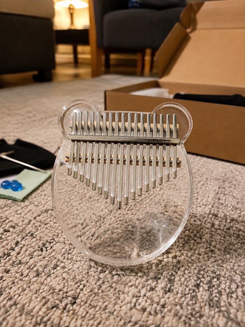 Customer photo review of Kalimba 17 Tasten - Acryl, Transluzent
