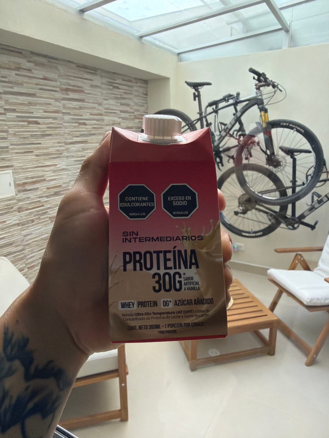 Customer photo review of RTD Batido de Proteína Vainilla - Muestra Gratis