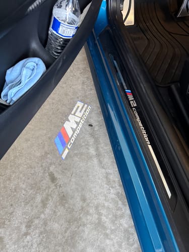 Customer photo review of BMW F SERIES DOOR LIGHTS