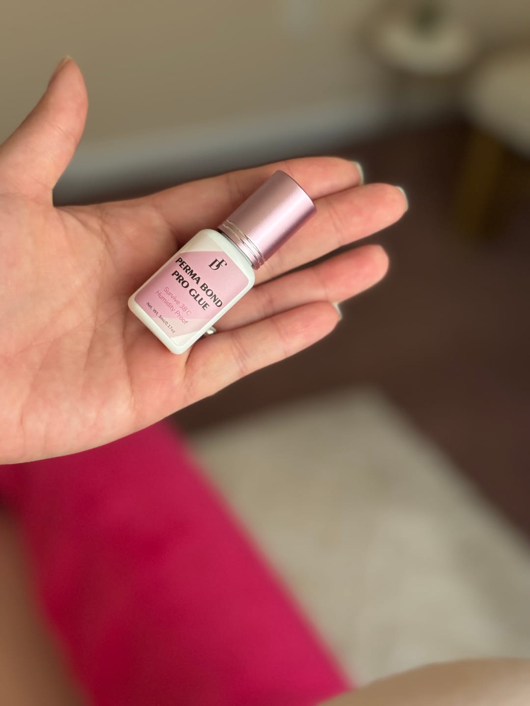 Customer photo review of Perma Bond Pro Lash Glue 0.3s | High Humidity Lash Adhesive