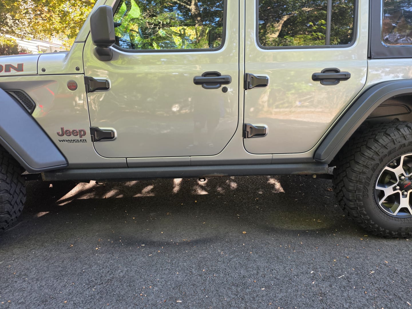 Customer photo review of COVER'D UP Door Hinge Covers (2/4 DOORS)