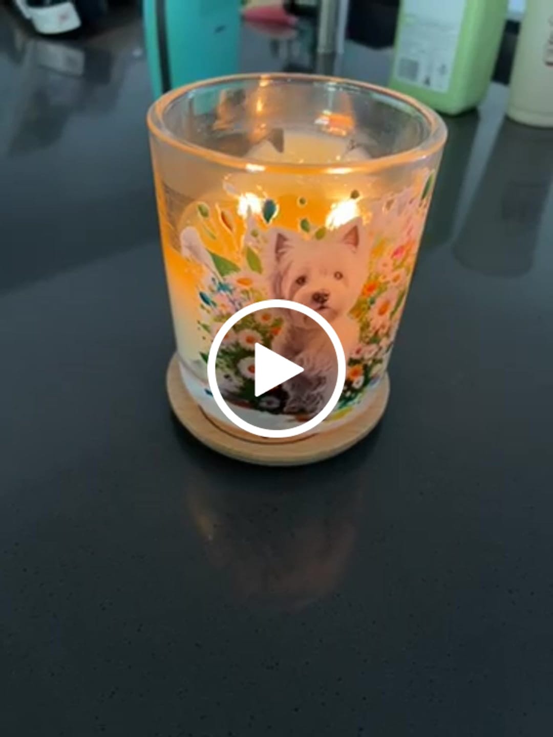 Customer video review of West Highland Terrier Xlarge Candle