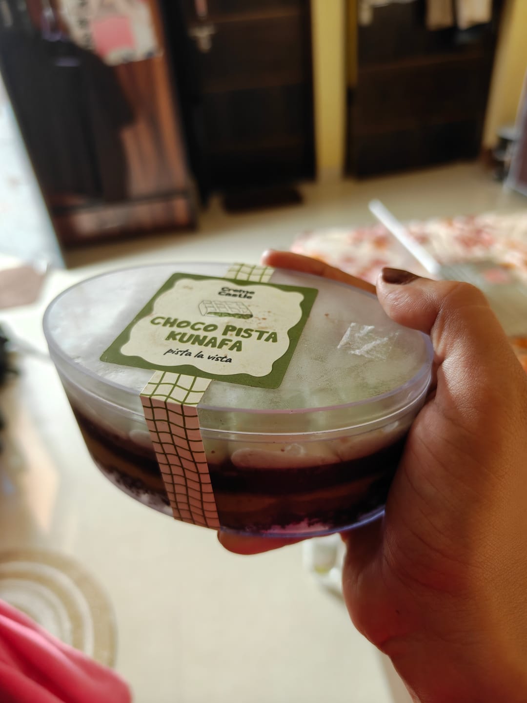 Customer photo review of Dubai Viral Chocolate Kunafa Jar [2 Pcs]