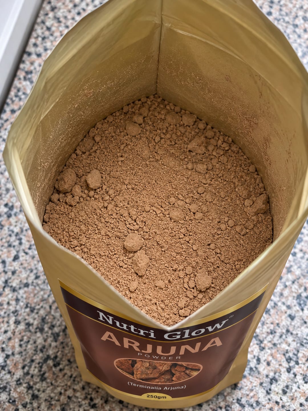 Customer photo review of Nutri Glow Arjuna Powder 250gms