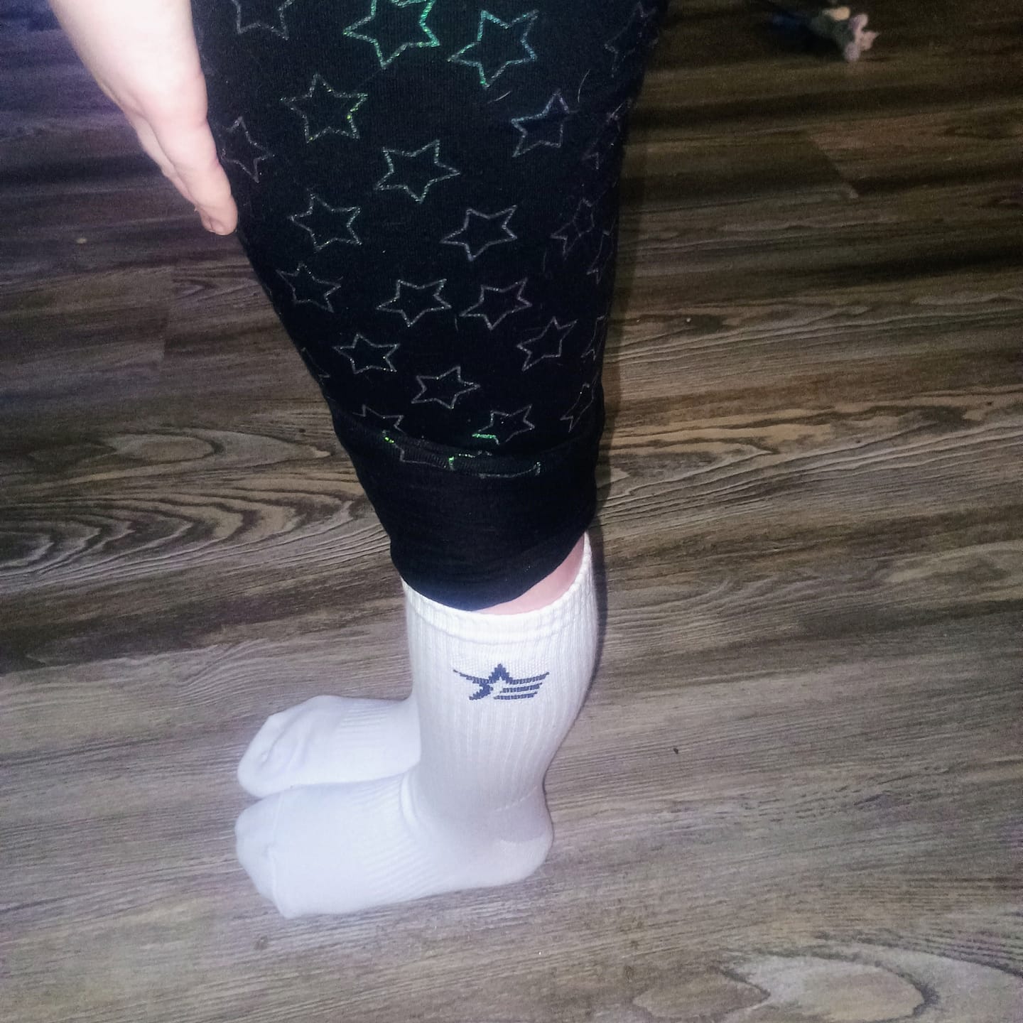 Customer photo review of Performance Socks - White