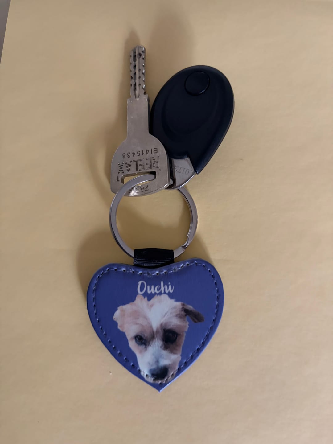Customer photo review of Portrait d'animal - Porte-clés personnalisé