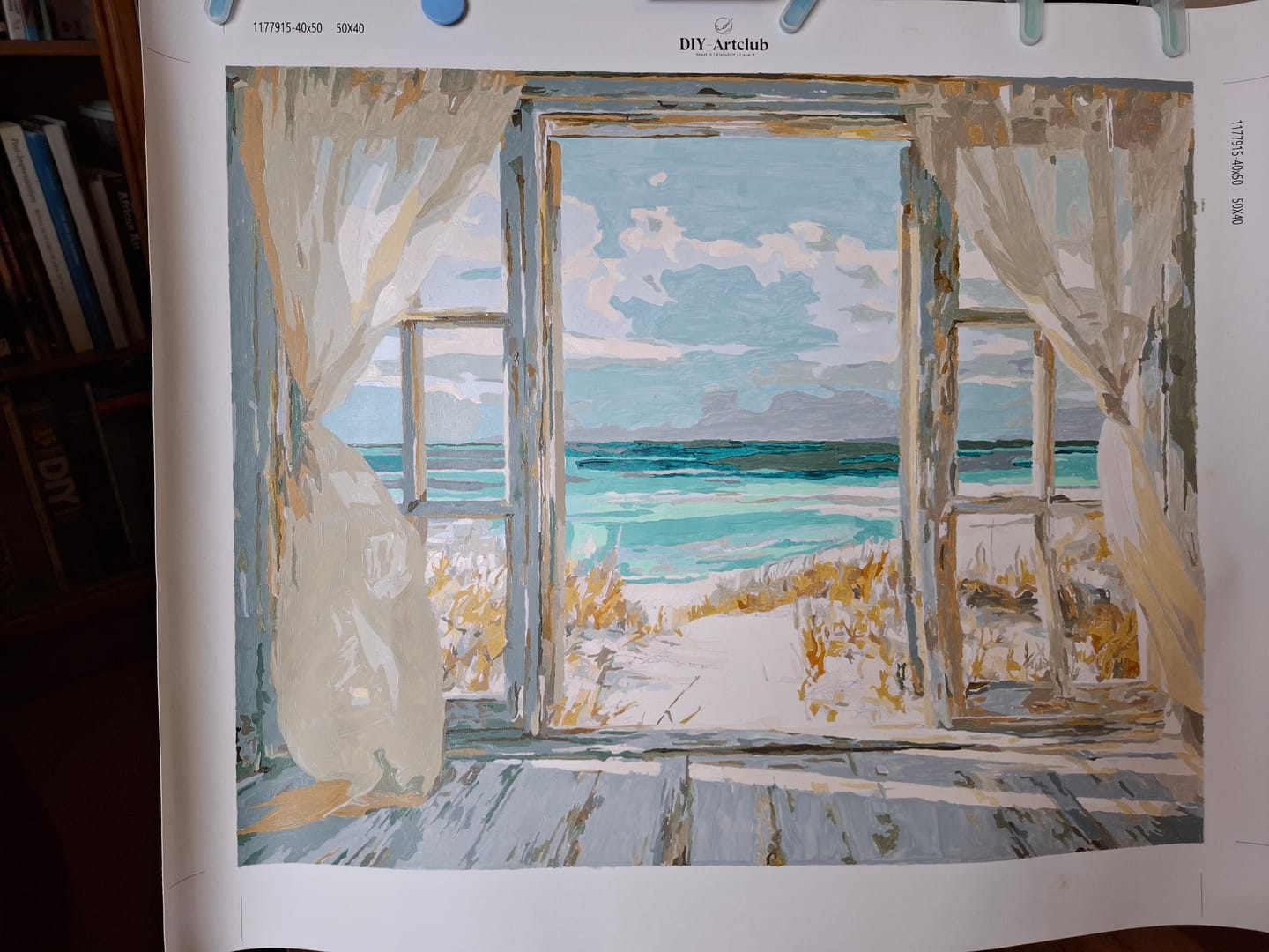 Customer photo review of Whispers of the Shore | Paint by Number