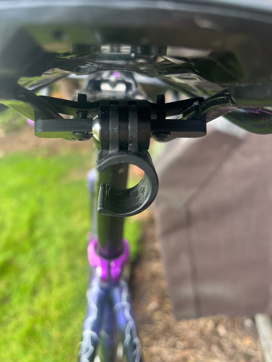 Customer photo review of Saddle Rail Bracket