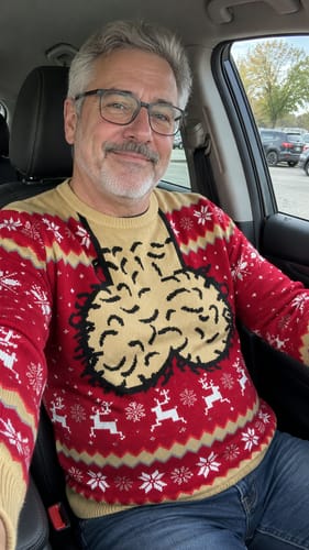 Customer photo review of Funnny Christmas Sweater