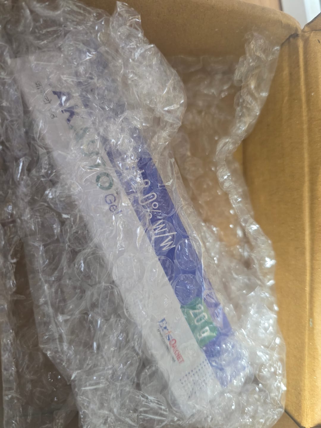 Customer photo review of "NEW" [JACKAUTO 20g] 토파시시닙 겔 2% w/w(20g)
