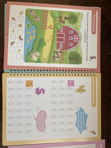Customer photo review of LumoTrace™ Workbook: Give your child a head start