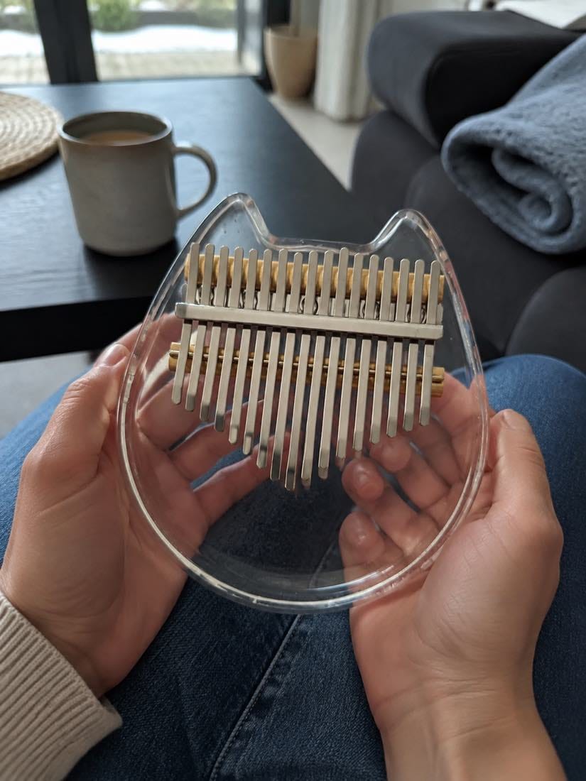 Customer photo review of Kalimba 17 Tasten - Katzen-Motiv