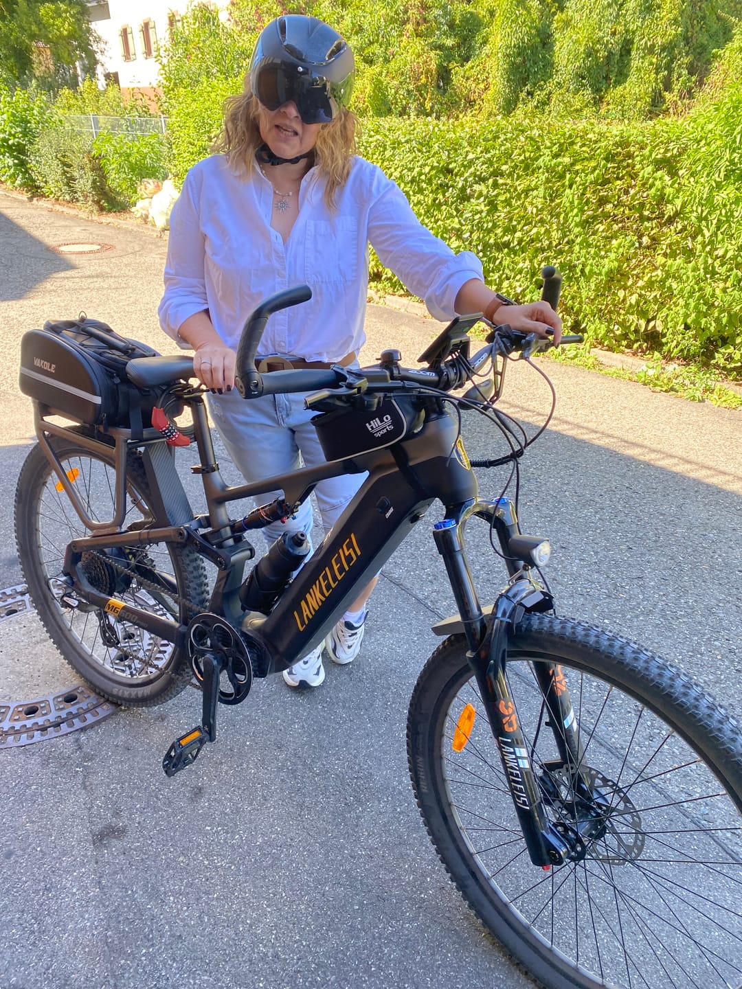 Customer photo review of Lankeleisi MG600 Pro 250W 29" Trails E-Mountain Bike 150/130 mm Full Suspension EMTB 960Wh Battery