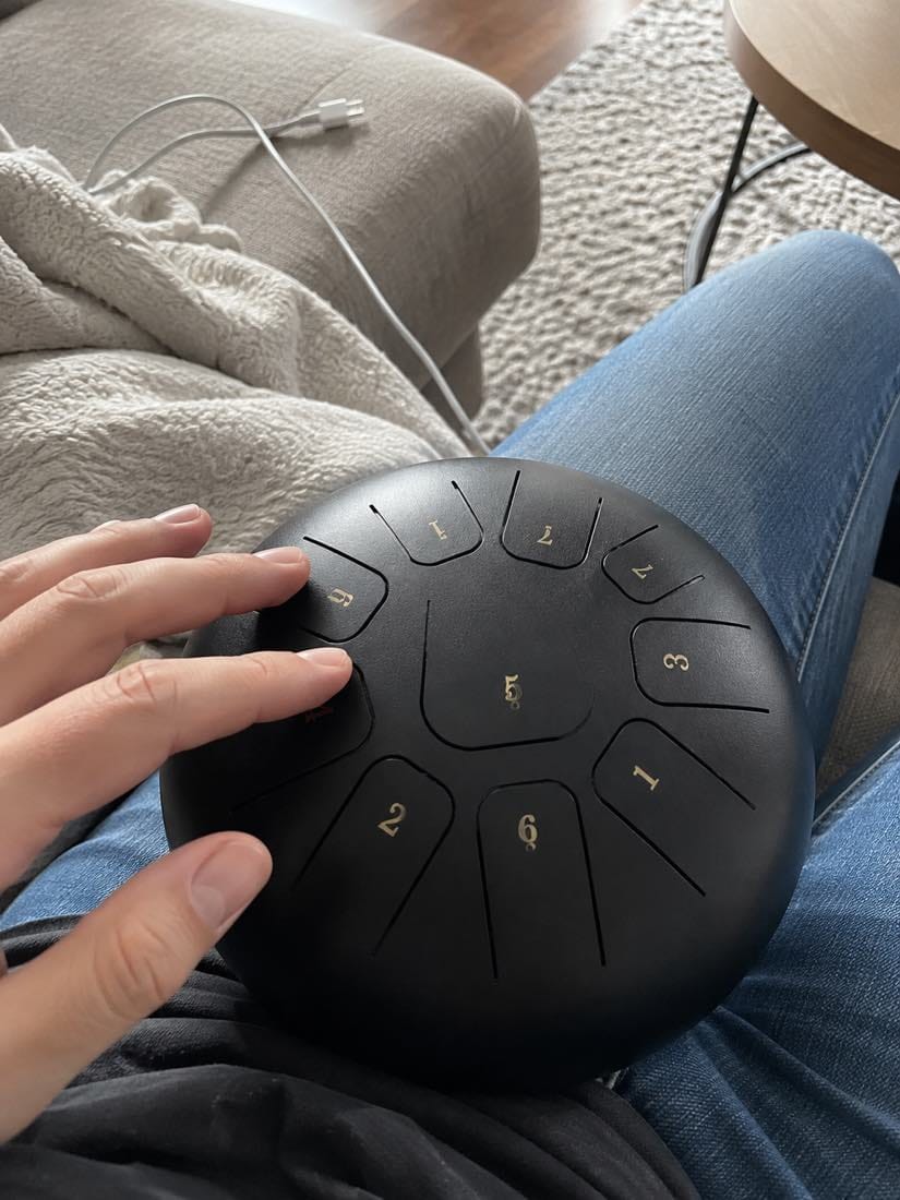 Customer photo review of Zungentrommel Lumina 11 Noten – mattschwarz
