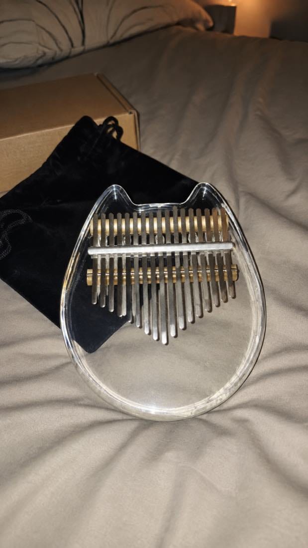 Customer photo review of Kalimba 17 Tasten - Katzen-Motiv