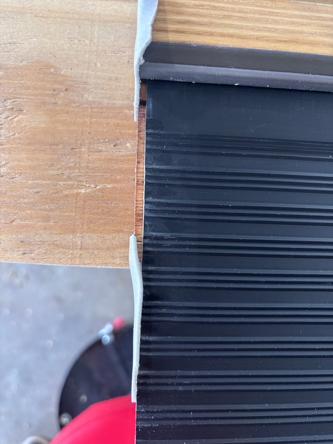 Customer photo review of 36" x 8" Inswing Threshold