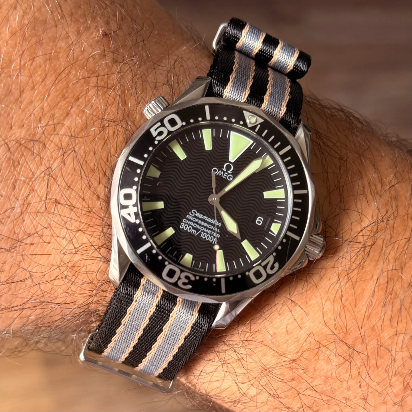 Customer photo review of NTTD Bond Premium Nylon Watch Strap