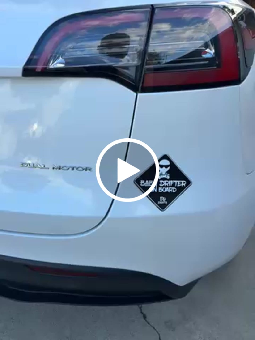 Customer video review of 80Eighty® Baby On Board Sticker