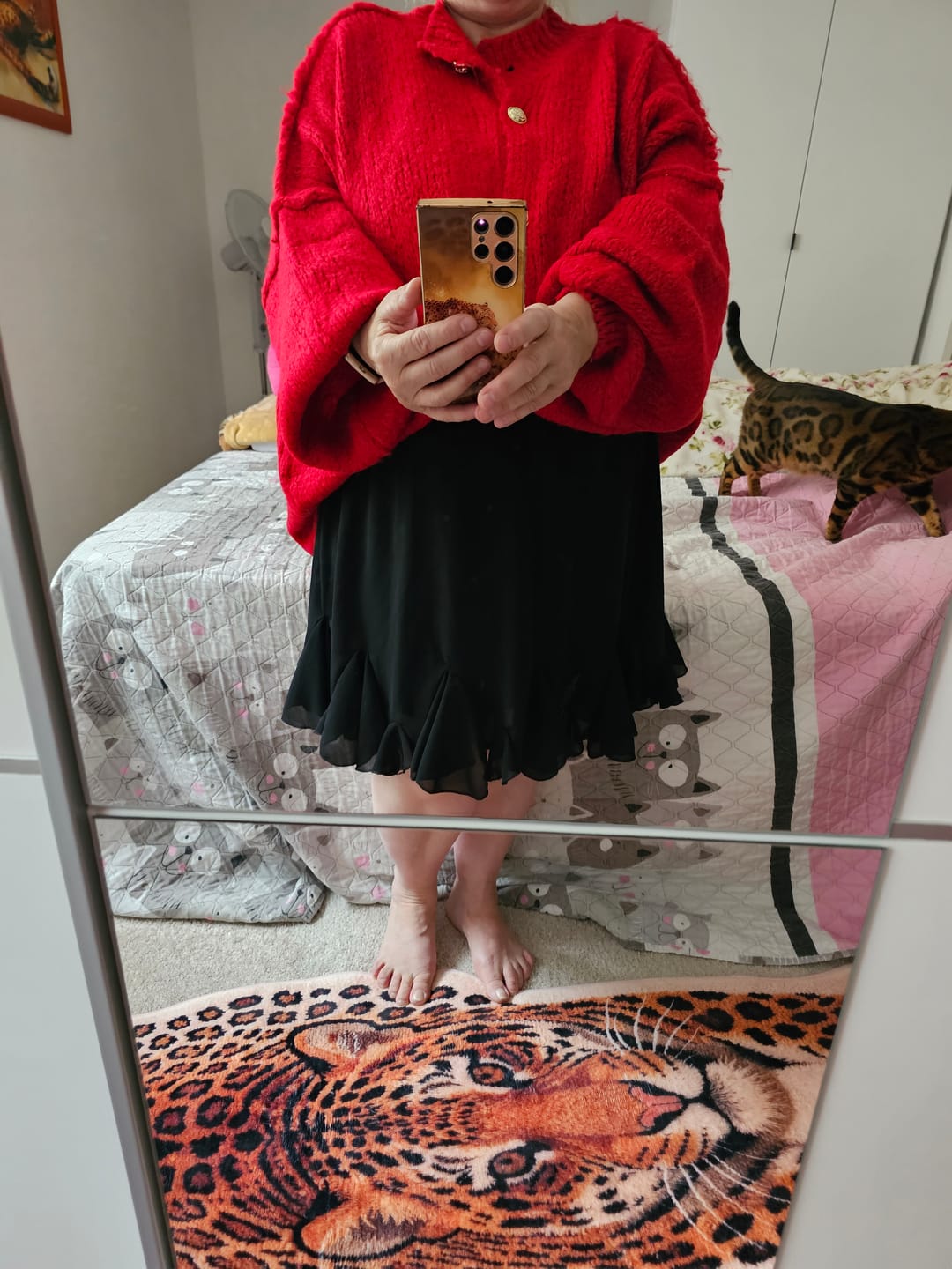Customer photo review of Oversized Cardigan "CozyGlam"