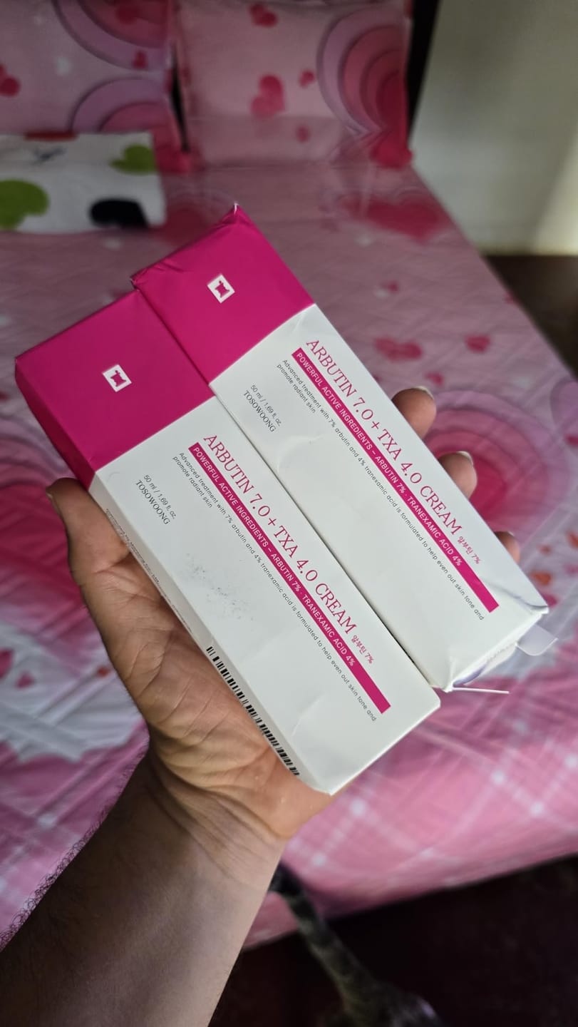 Customer photo review of Tosowoong Arbutin Brightening Cream