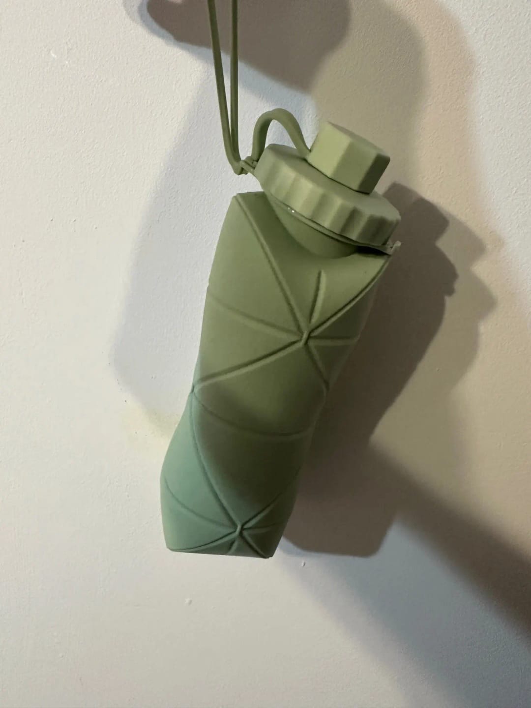 Customer photo review of Foldable Silicone Water Bottle