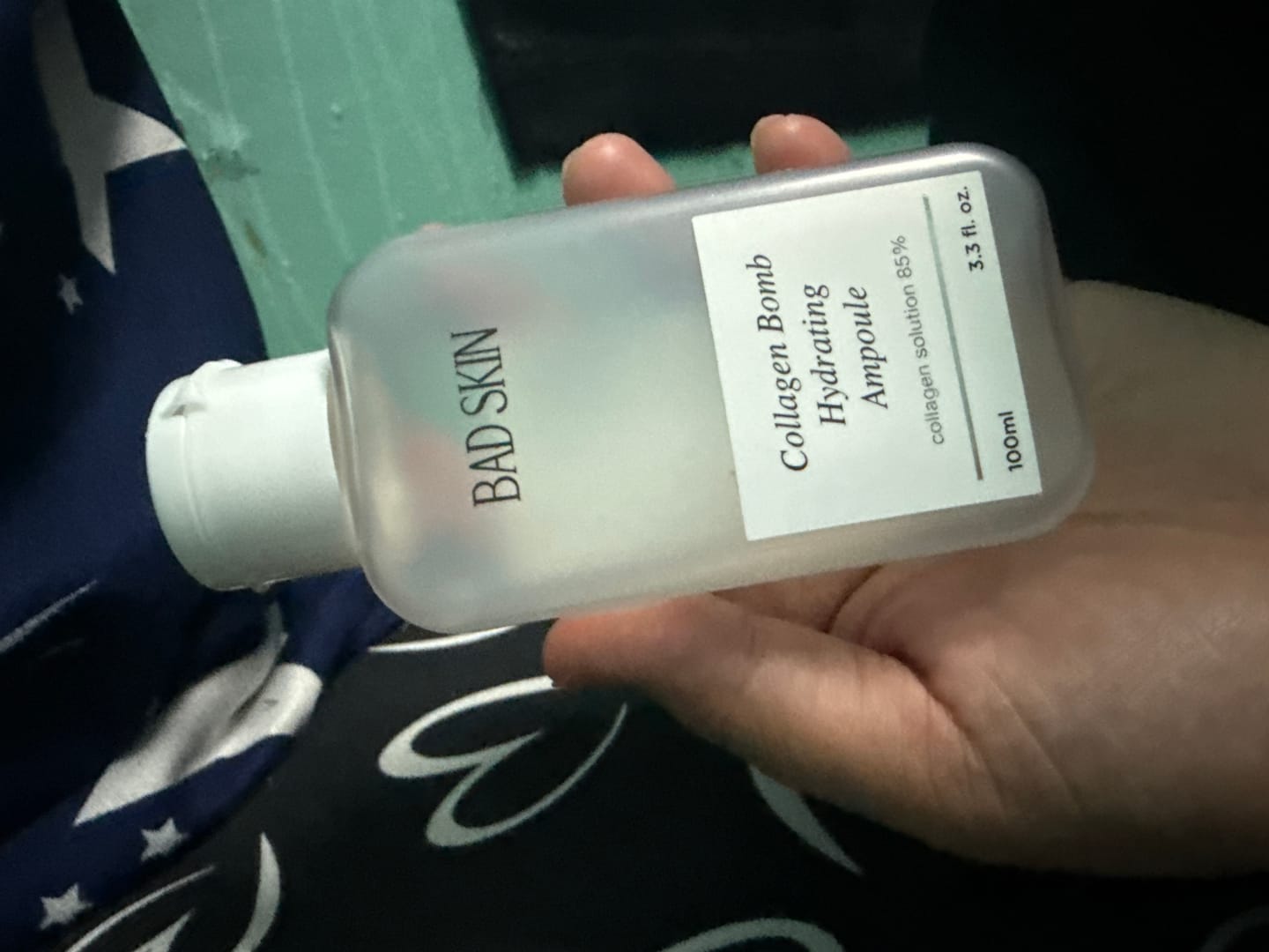 Customer photo review of Bad Skin™ Korean Collagen Bomb Hydrating Ampoule