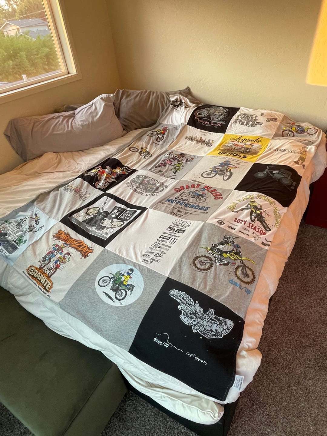 Customer photo review of Project Repat T-Shirt Quilt