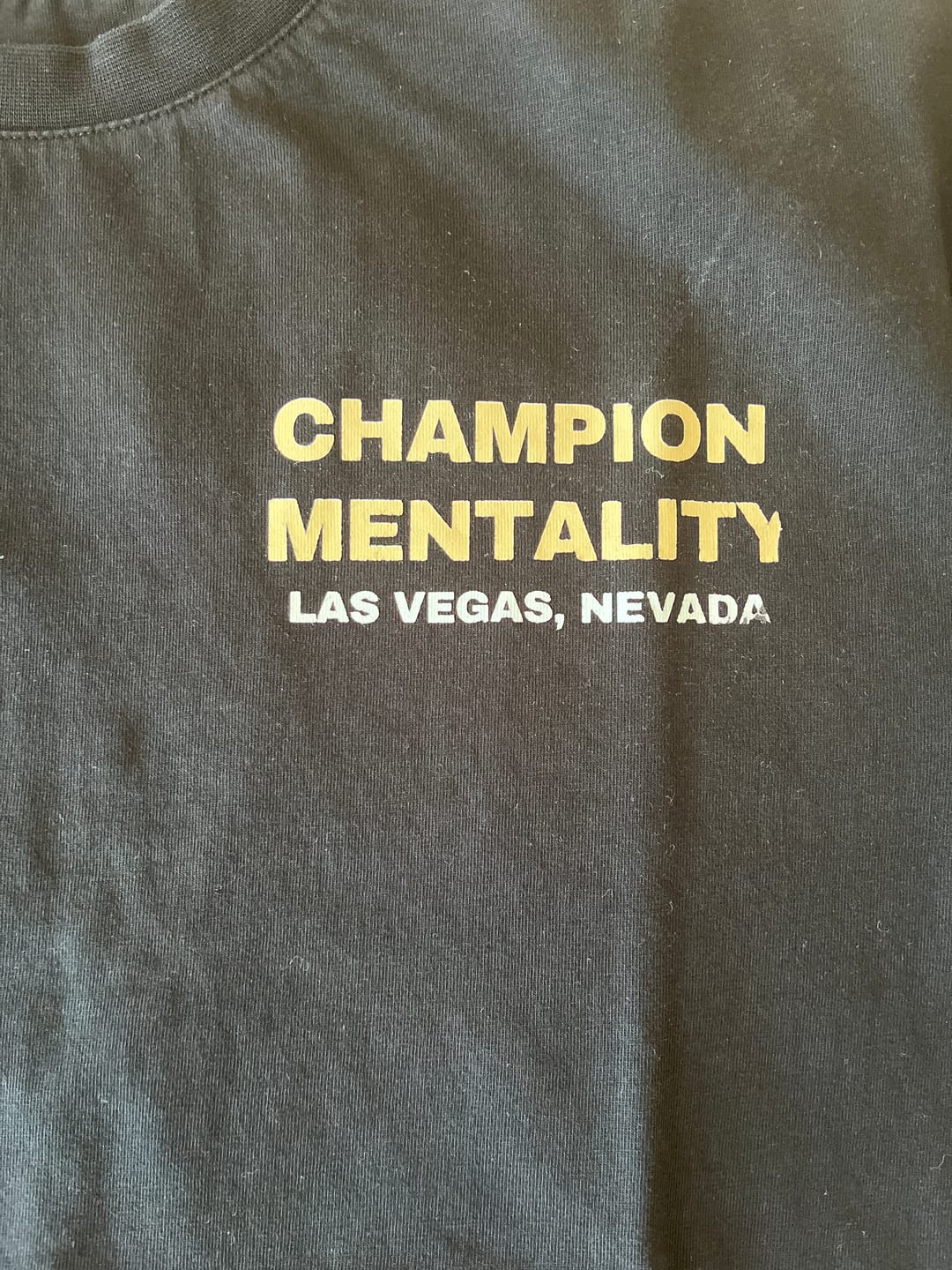 Customer photo review of ‘CHAMPION MENTALITY’ Oversize Tshirt