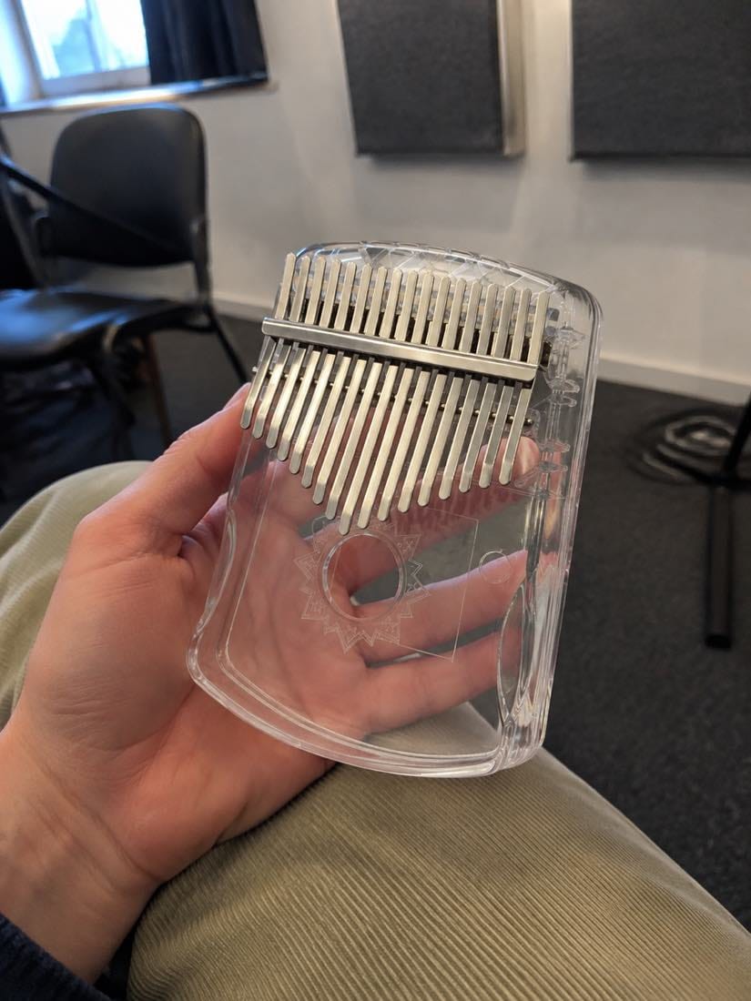 Customer photo review of Kalimba 17 Tasten - Acryl Klassik