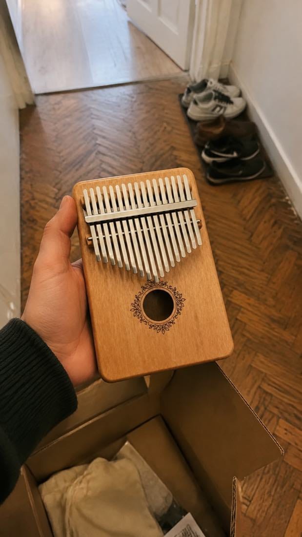 Customer photo review of Kalimba 17 Tasten - Mahagoni, für Entspannung