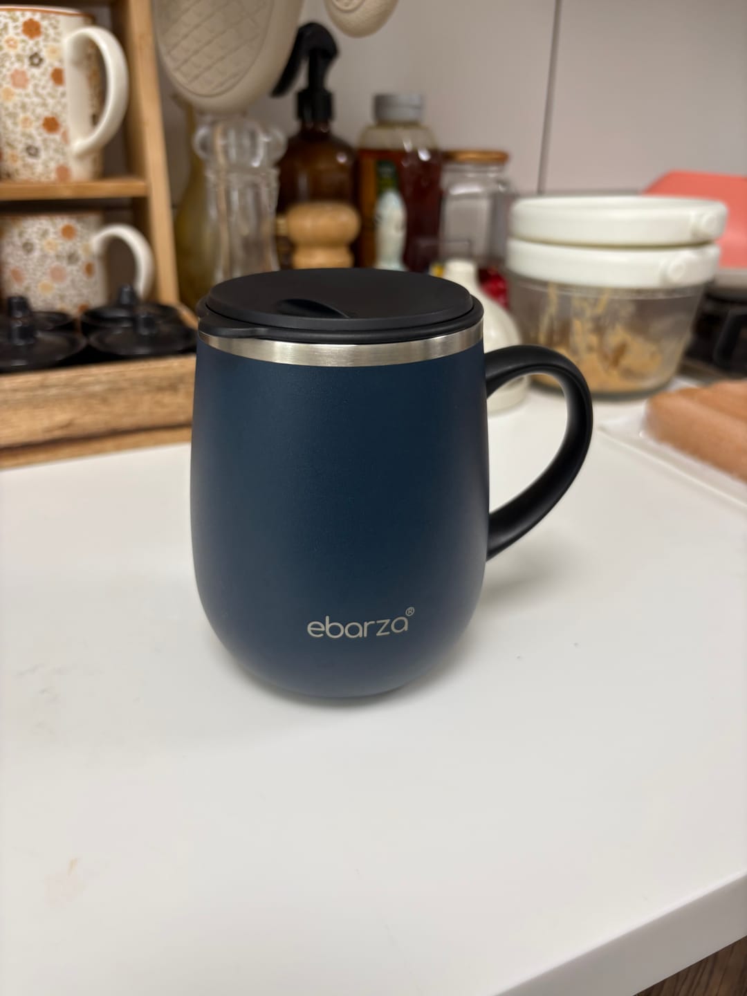 Customer photo review of Arid Navy Blue Travel Mug 460 ML AL001TM16NB