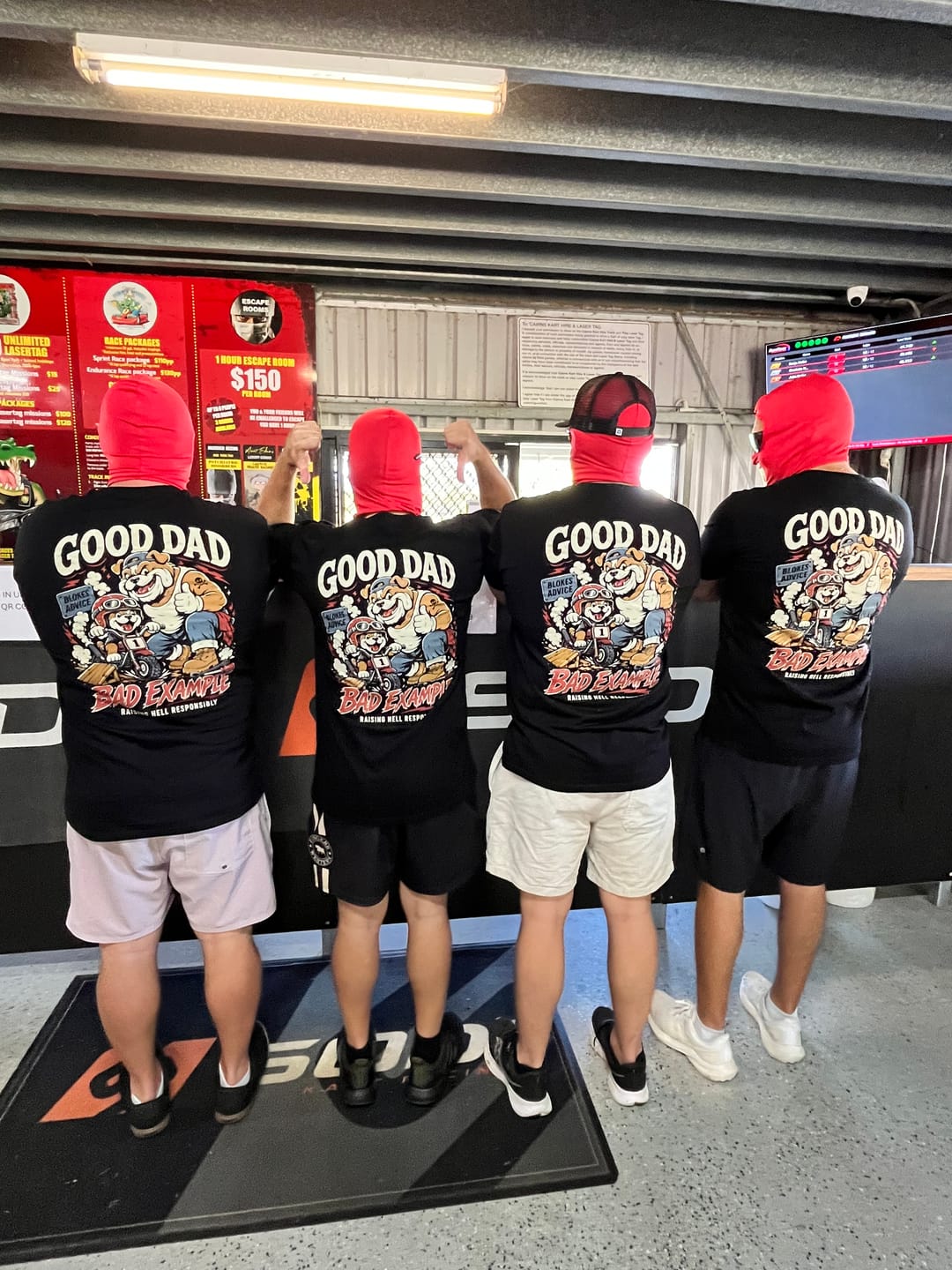 Customer photo review of Bad Example Tee