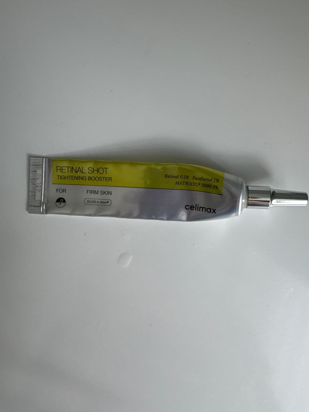 Customer photo review of Liftinga efektu piešķirošs krēms-būsteris ar retinālu Celimax THE -A Retinal Shot Tightening Booster