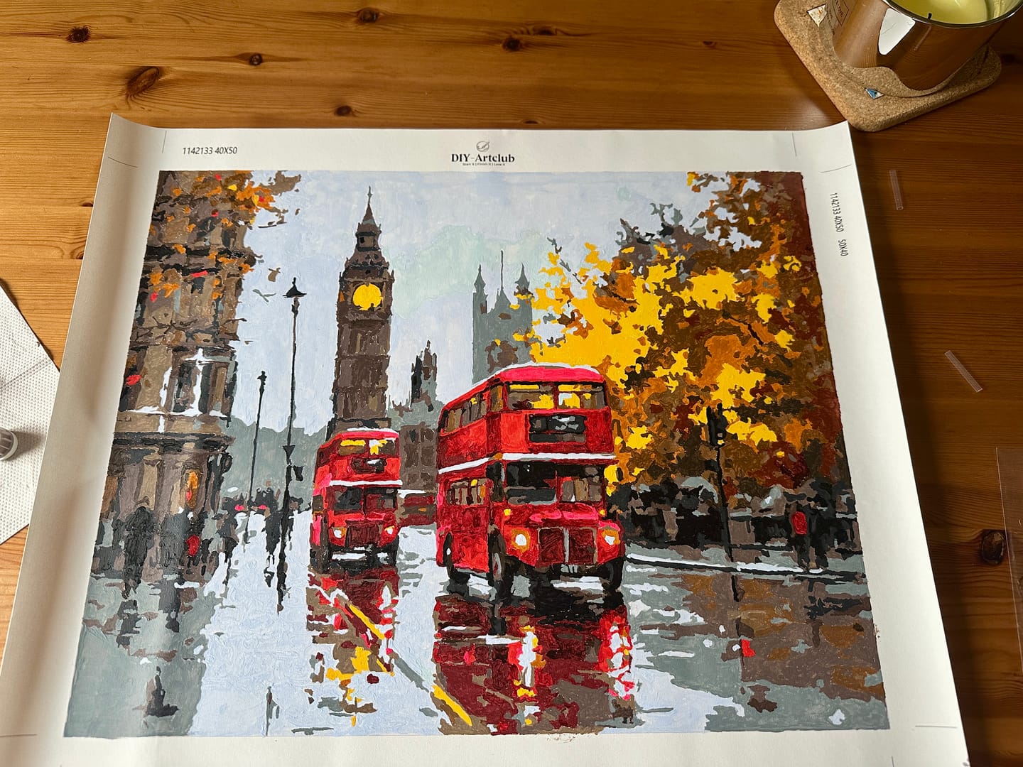 Customer photo review of Timeless London | Paint by Number