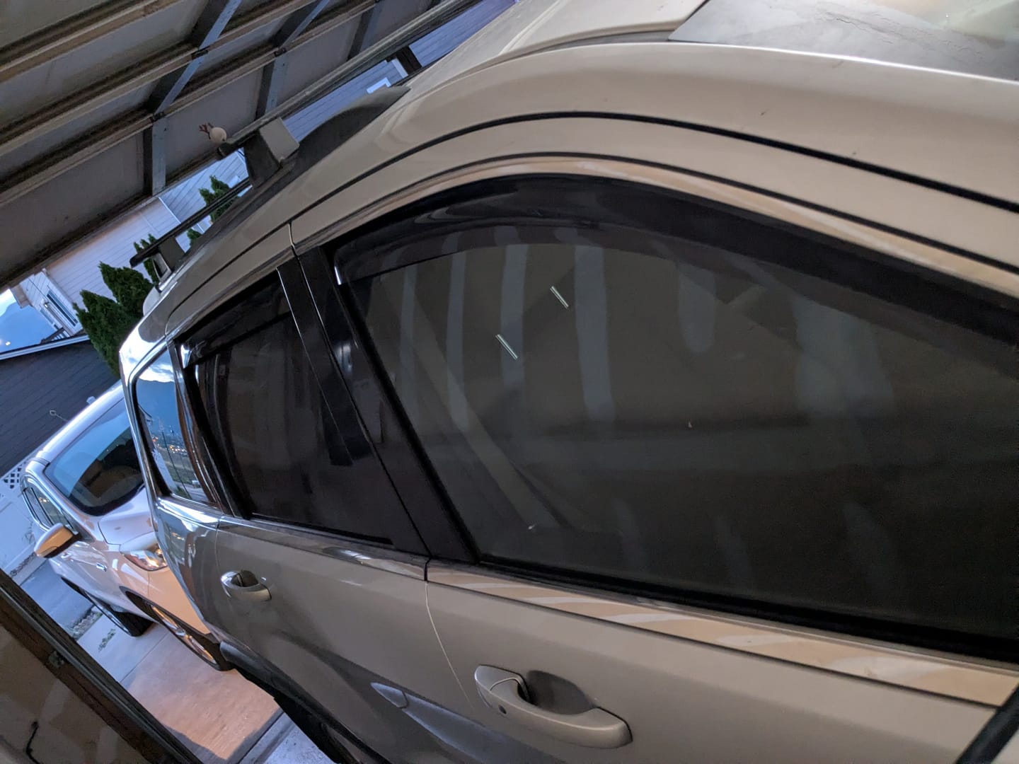 Customer photo review of 2012-17 Hyundai Veloster Window Visors Deflectors