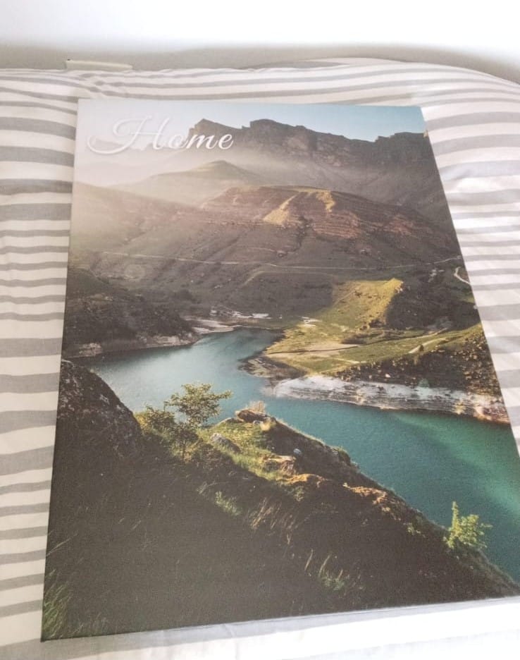 Customer photo review of Single Canvas Options (A5 - A0)