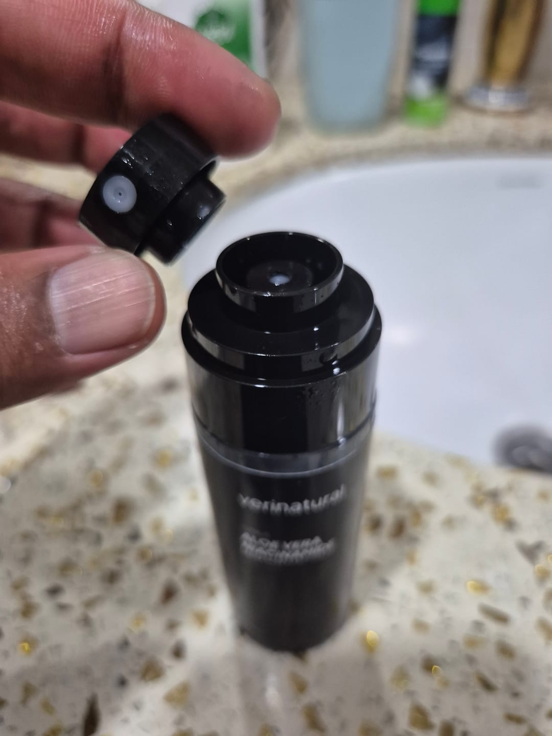 Customer photo review of Rose Vanilla Deodorant Cream