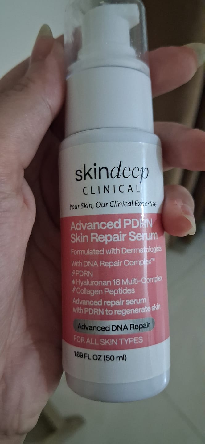 Customer photo review of Advanced PDRN Skin Repair Serum
