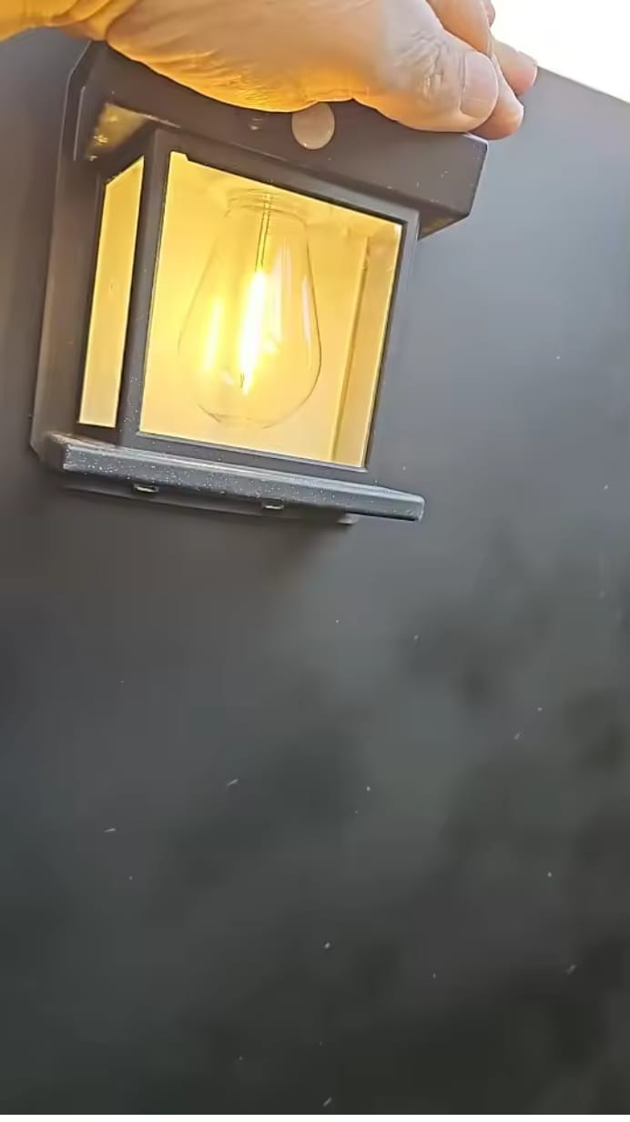 Customer photo review of Sol Solar Up & Down Wall Light | Waterproof Outdoor LED Sconce for Fence & Patio