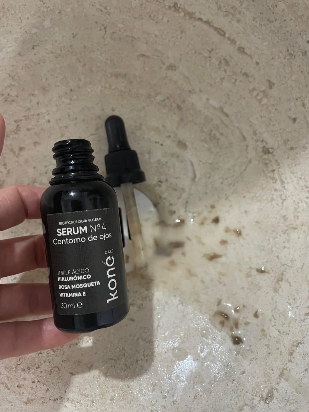 Customer photo review of Serum Nº 4 Contorno de ojos