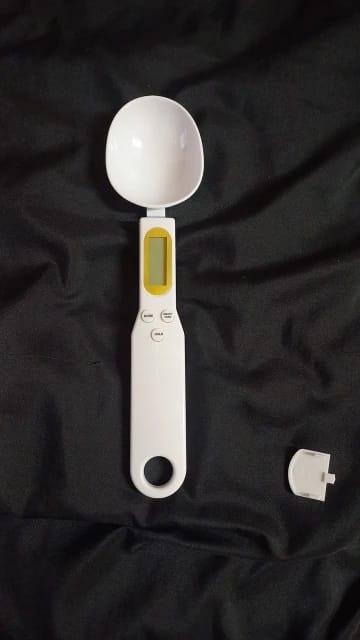 Customer photo review of Cuchara Báscula Digital de Precisión 0,1g — Ideal para Recetas, Macros y Café