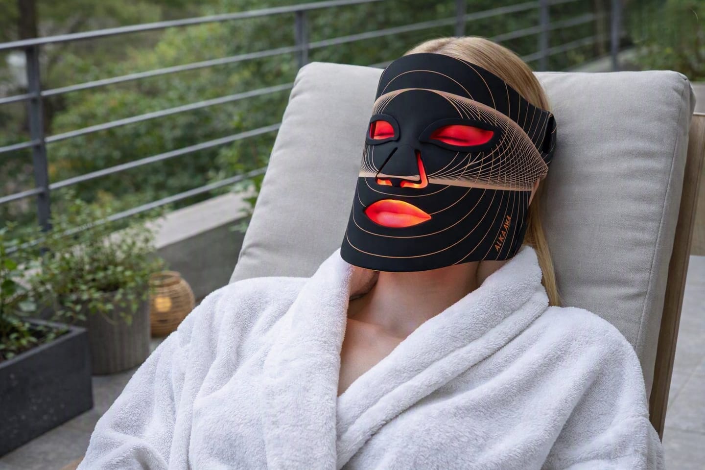 Customer photo review of Silicone Led Light Therapy Mask