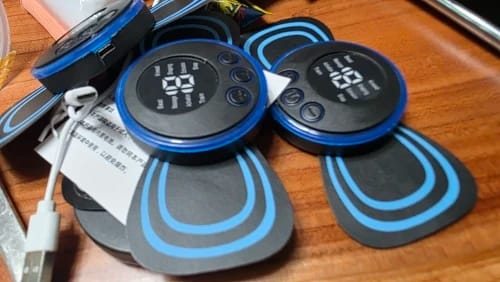 Customer photo review of RelaxWave EMS Neck & Back Massager