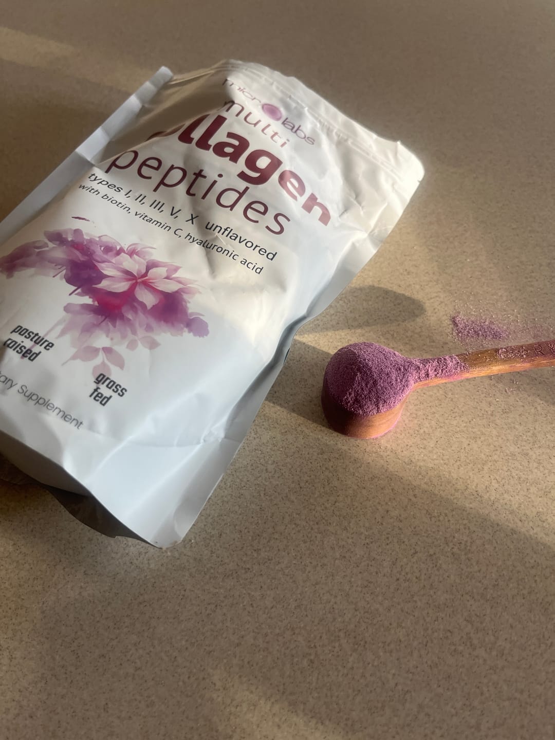 Customer photo review of Microlabs Collagen Peptides