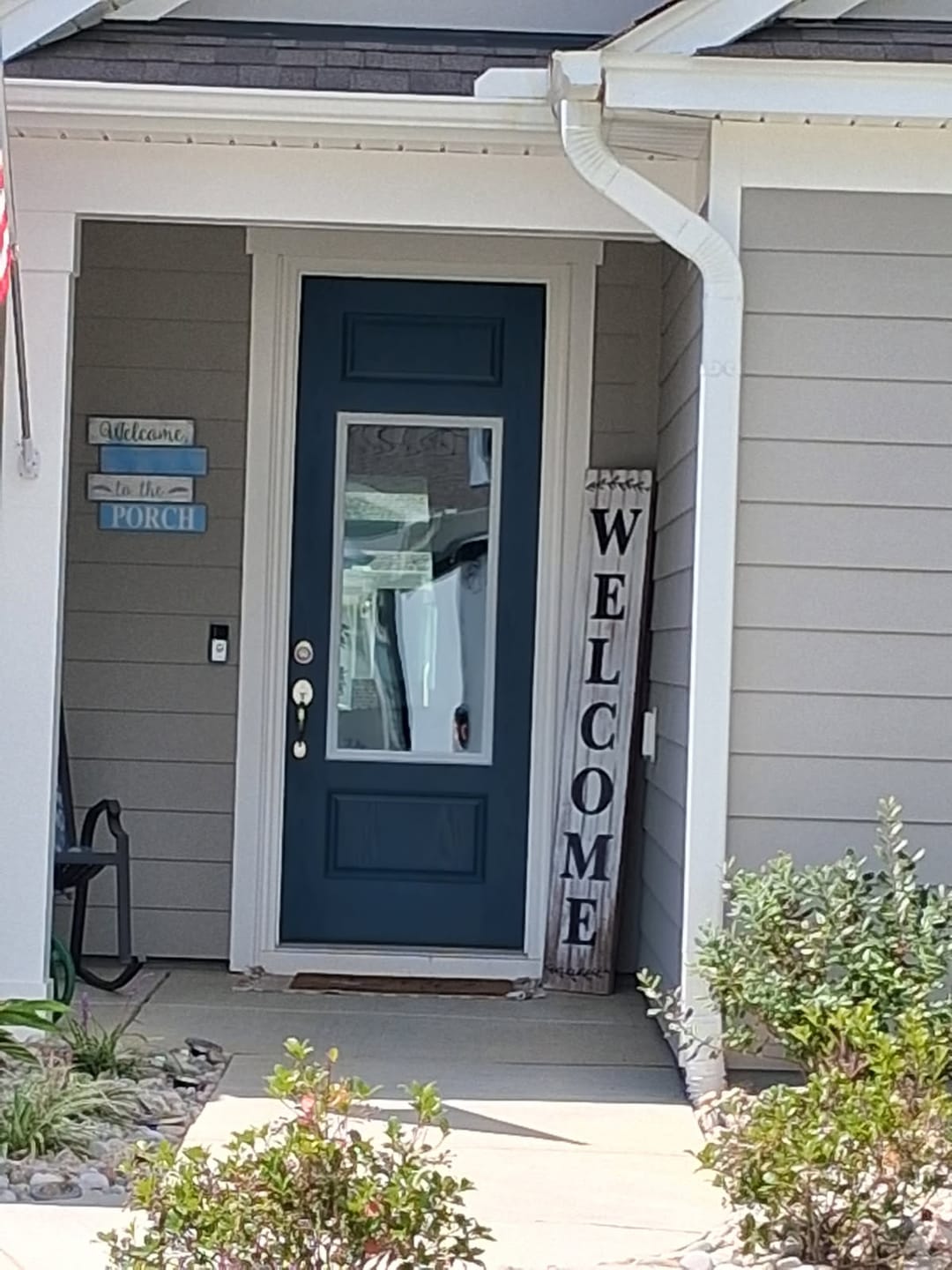 Customer photo review of Clear 1 Lite Glass and Frame Kit (3/4 Lite)