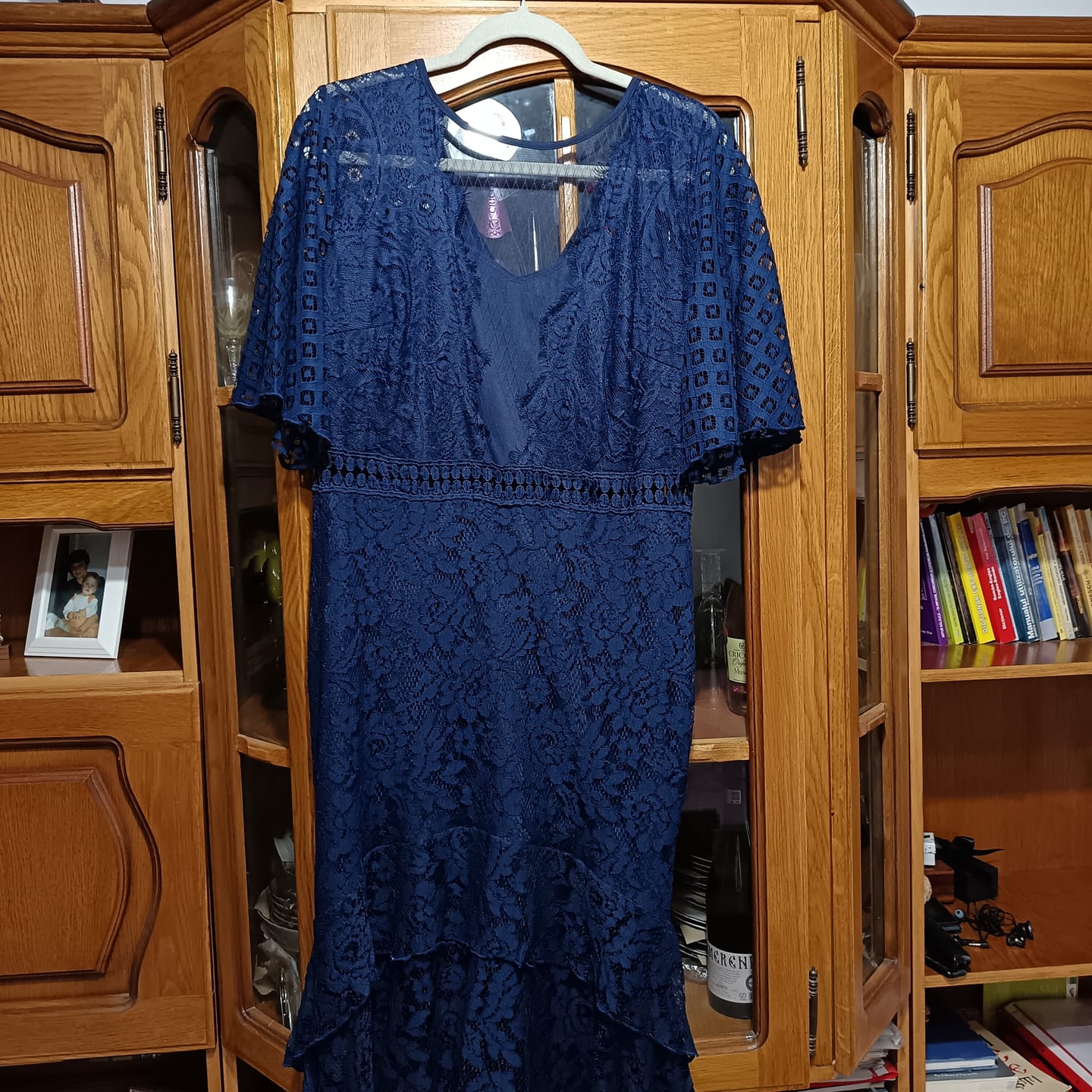 Customer photo review of Rochie Alexis tip sirena, din dantela